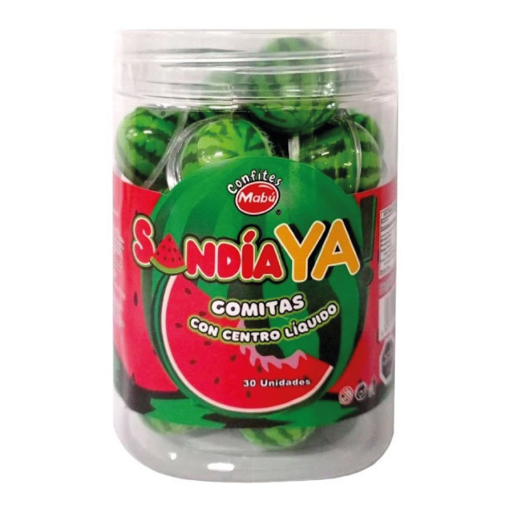 Gomitas Sandia Ya, 30 u. por envase.