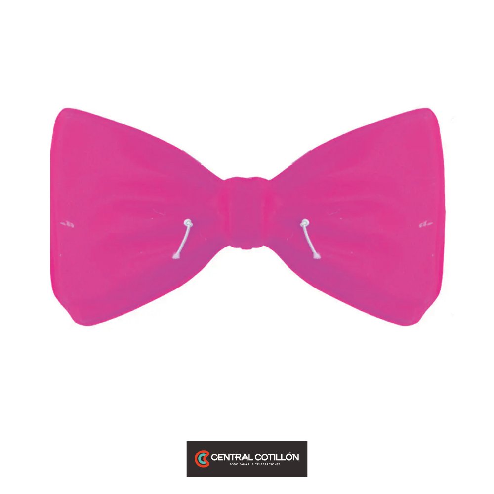 Corbatín rosa 13*7cm 12 pcs