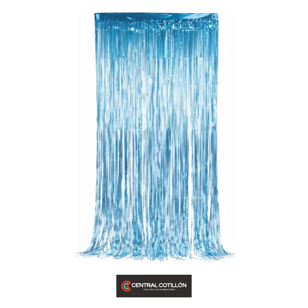 Cortina Metalica mate azul