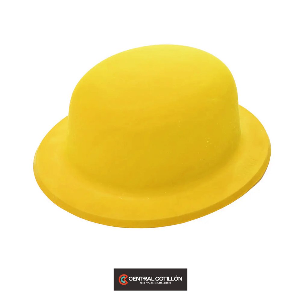 Sombrero de fiesta neón amarillo