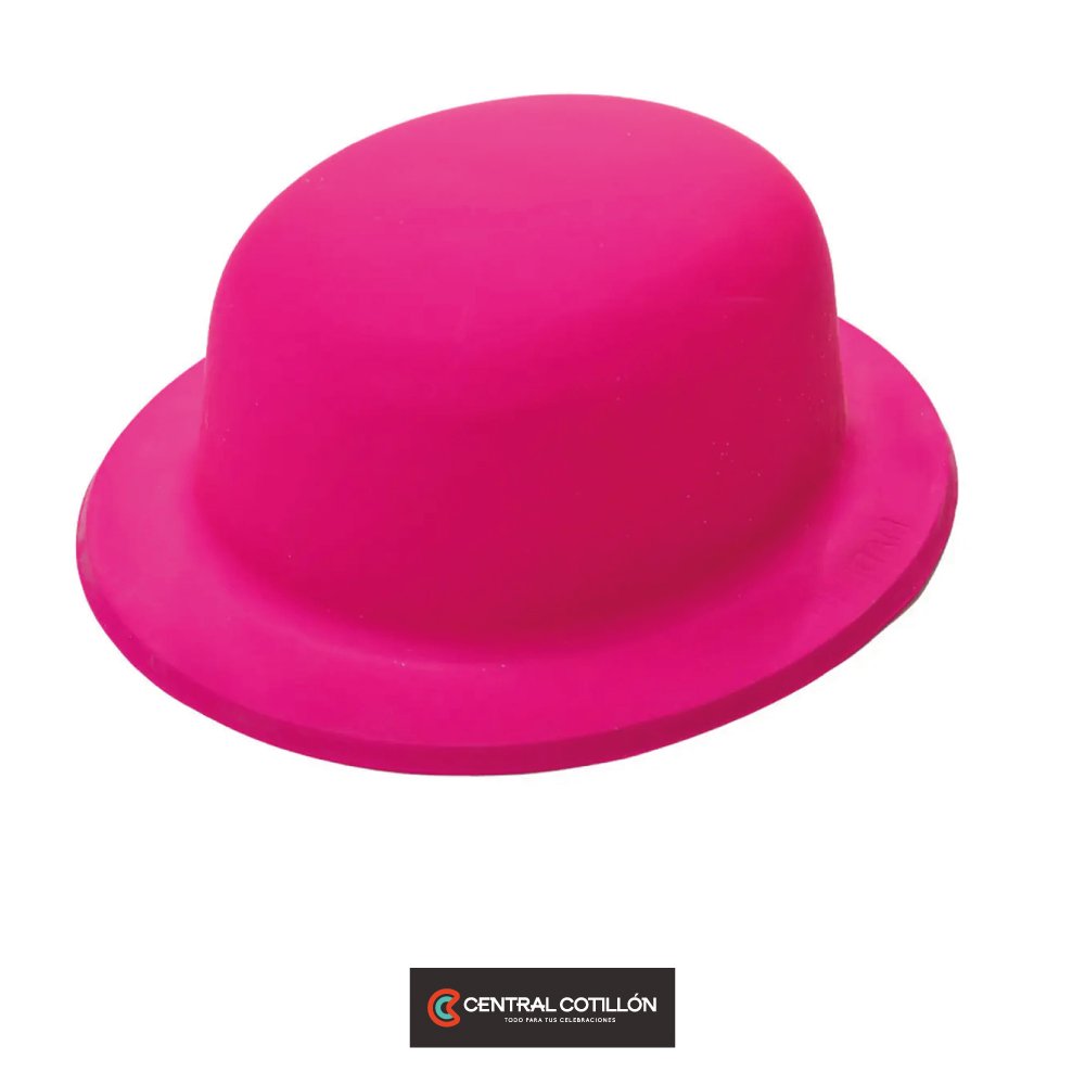 Sombrero de fiesta neón fucsia