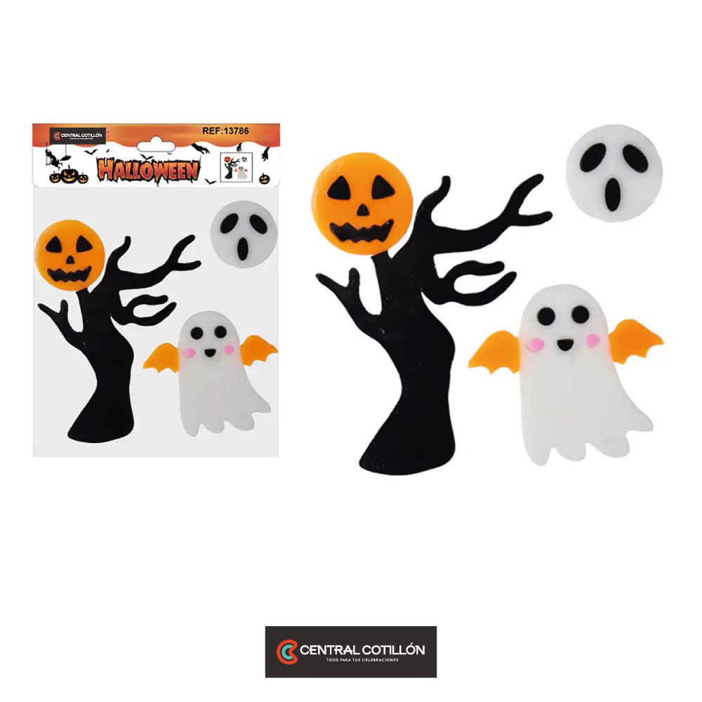 Pegatina de ventana Halloween 20.5x20 cms