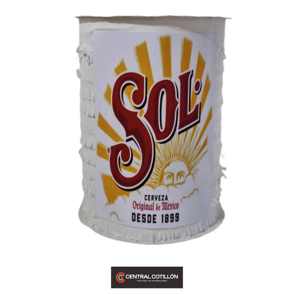 Piñata Cerveza Sol, 37 cms