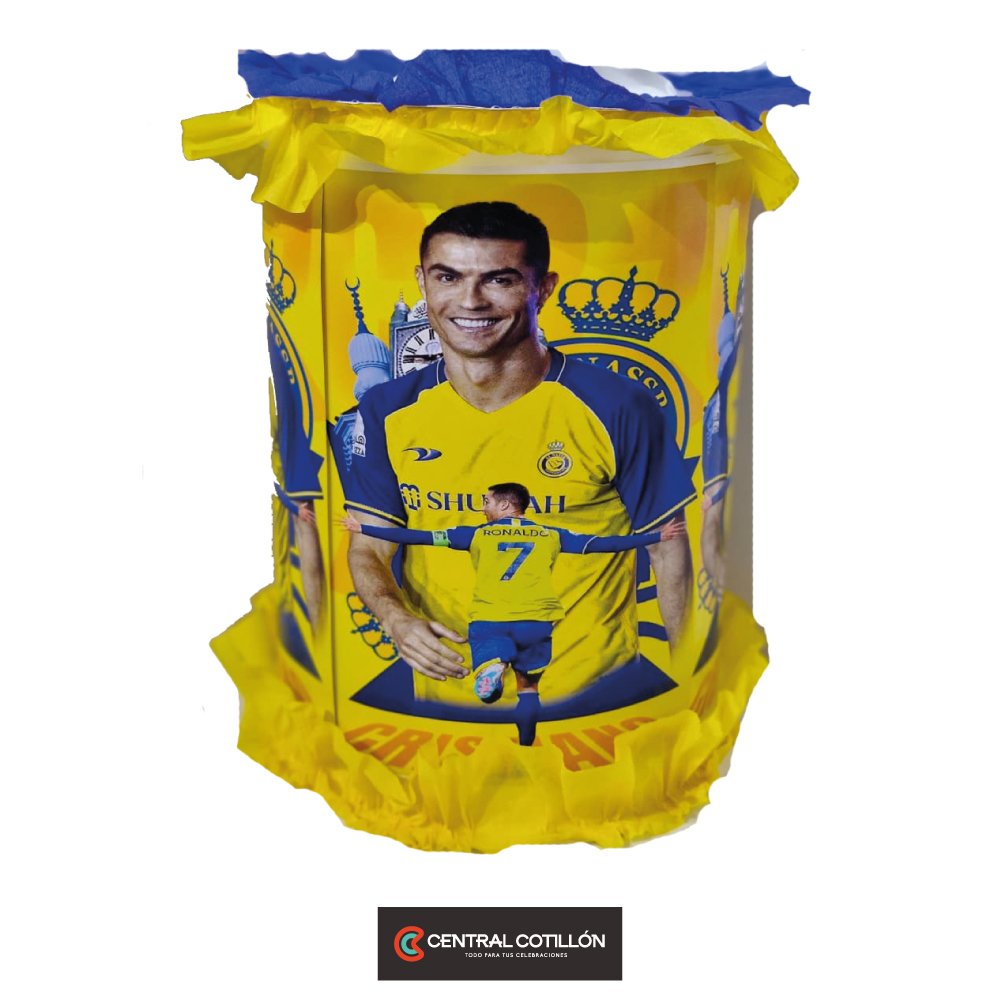 Piñata Cristiano Ronaldo, 37 cms